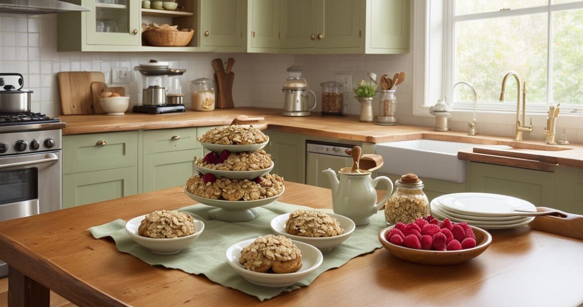 Sveikų avižinių keksiukų receptas su vaisiais ir riešutais