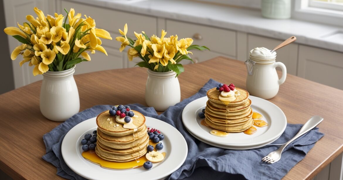 Sveikų bananų blynų receptas be pridėtinio cukraus