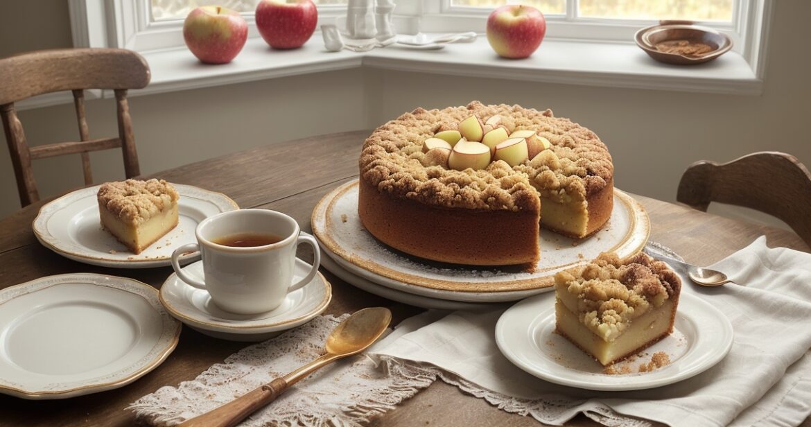 Sviestinio trupininio obuolių pyrago receptas su traškia plutele