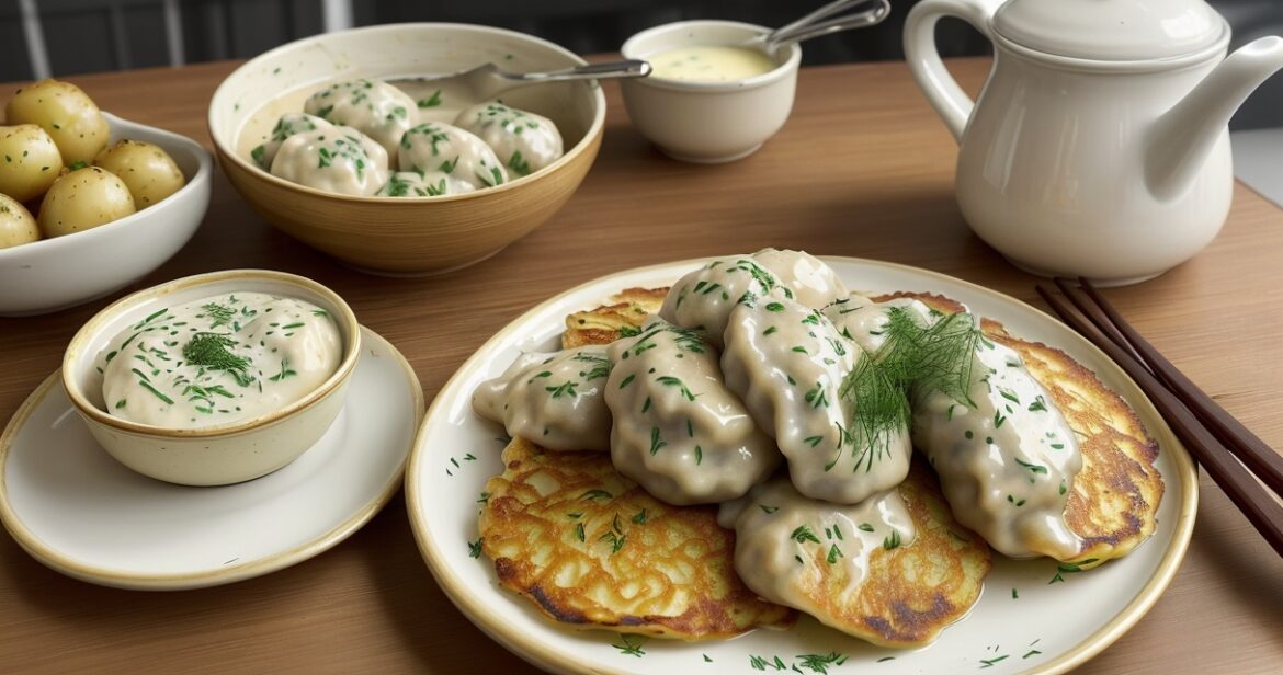 Sviesto ir grietinės padažo receptas lietuviškiems patiekalams