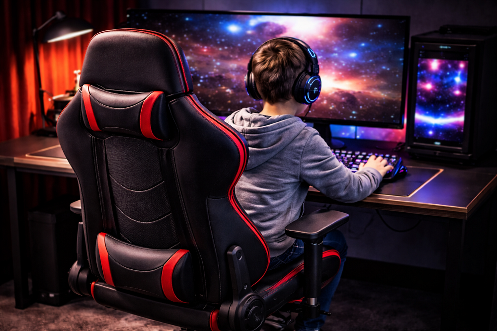 Kokios funkcijos žaidimų kėdėje svarbios?