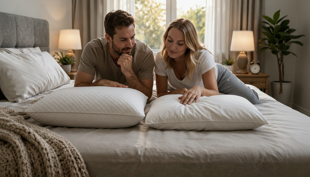 Ar pagalvės aukštis svarbesnis nei minkštumas?