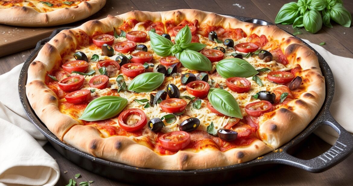 Storapadės picos receptas su puriu padu ir klasikiniu sūriu