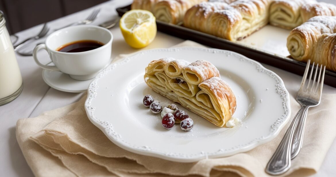 Štrudelio su varške receptas minkštam ir švelniam desertui