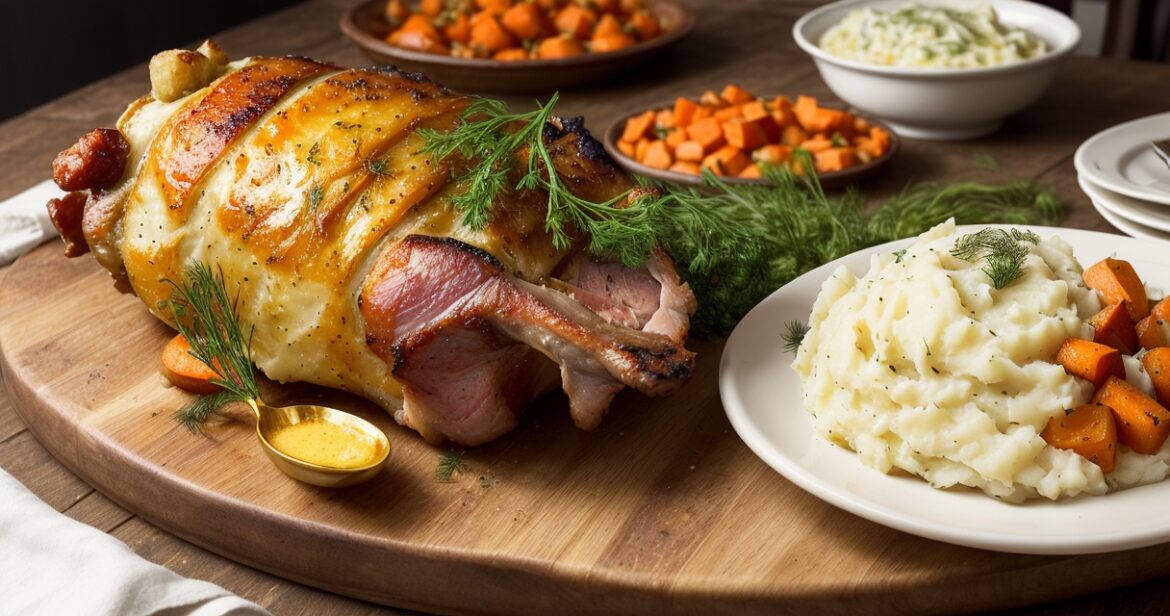 Sultingos keptos kiaulienos karkos receptas su traškia plutele