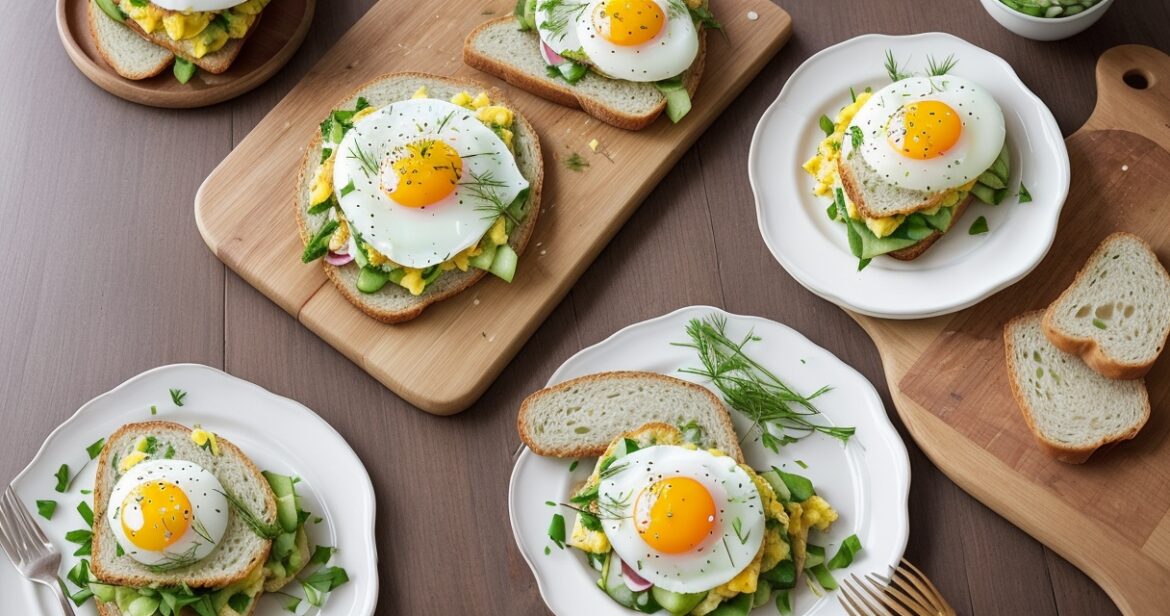 Sumuštinių su kiaušiniu receptas pusryčiams ir lengvai vakarienei